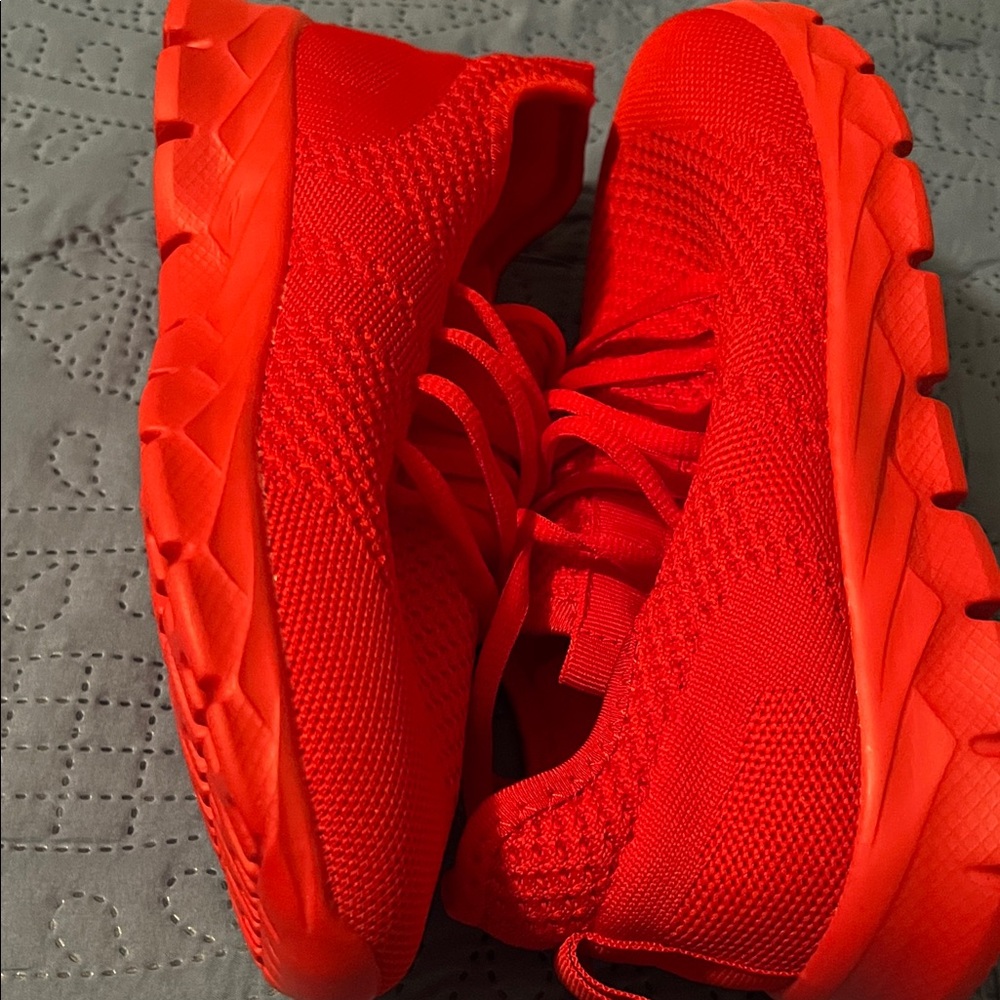 Vibrant RED Athletic Sneakers